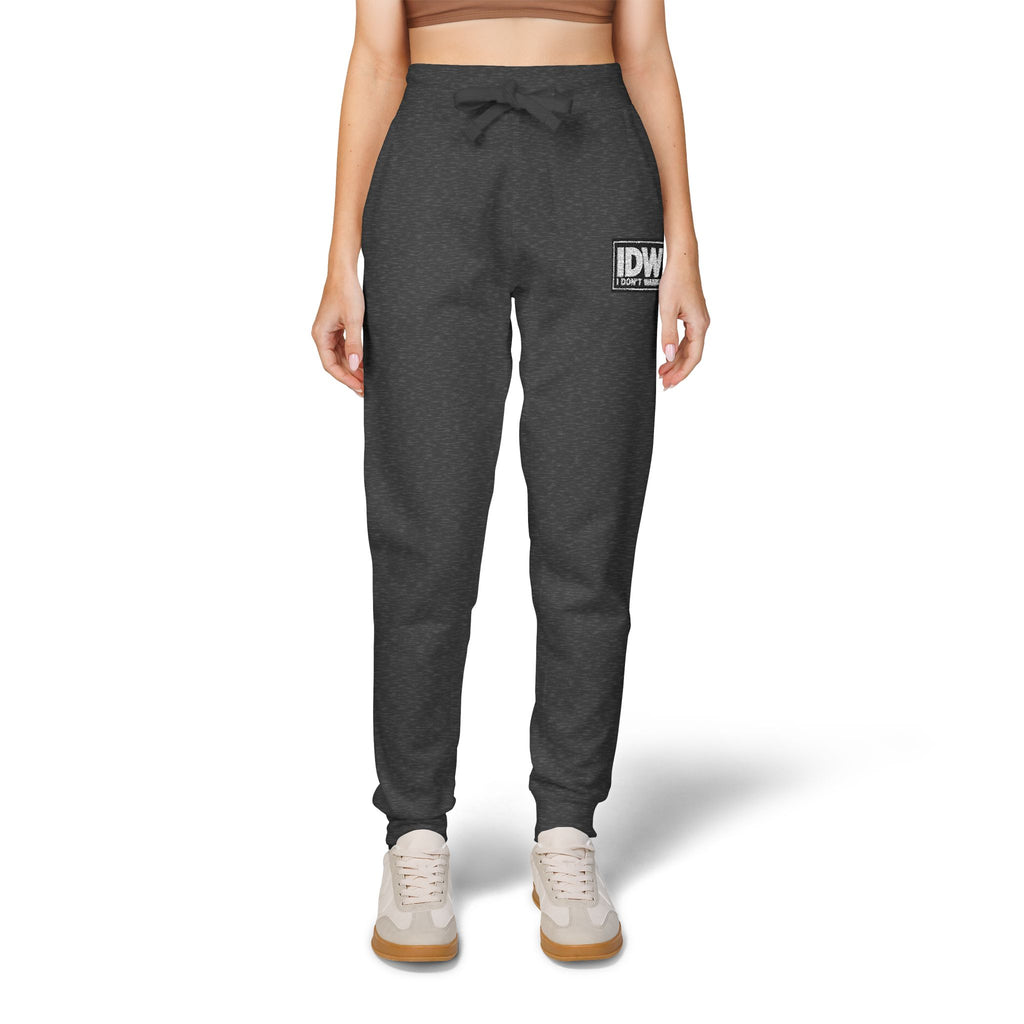 Embroidered “IDW” Fleece Sweatpants