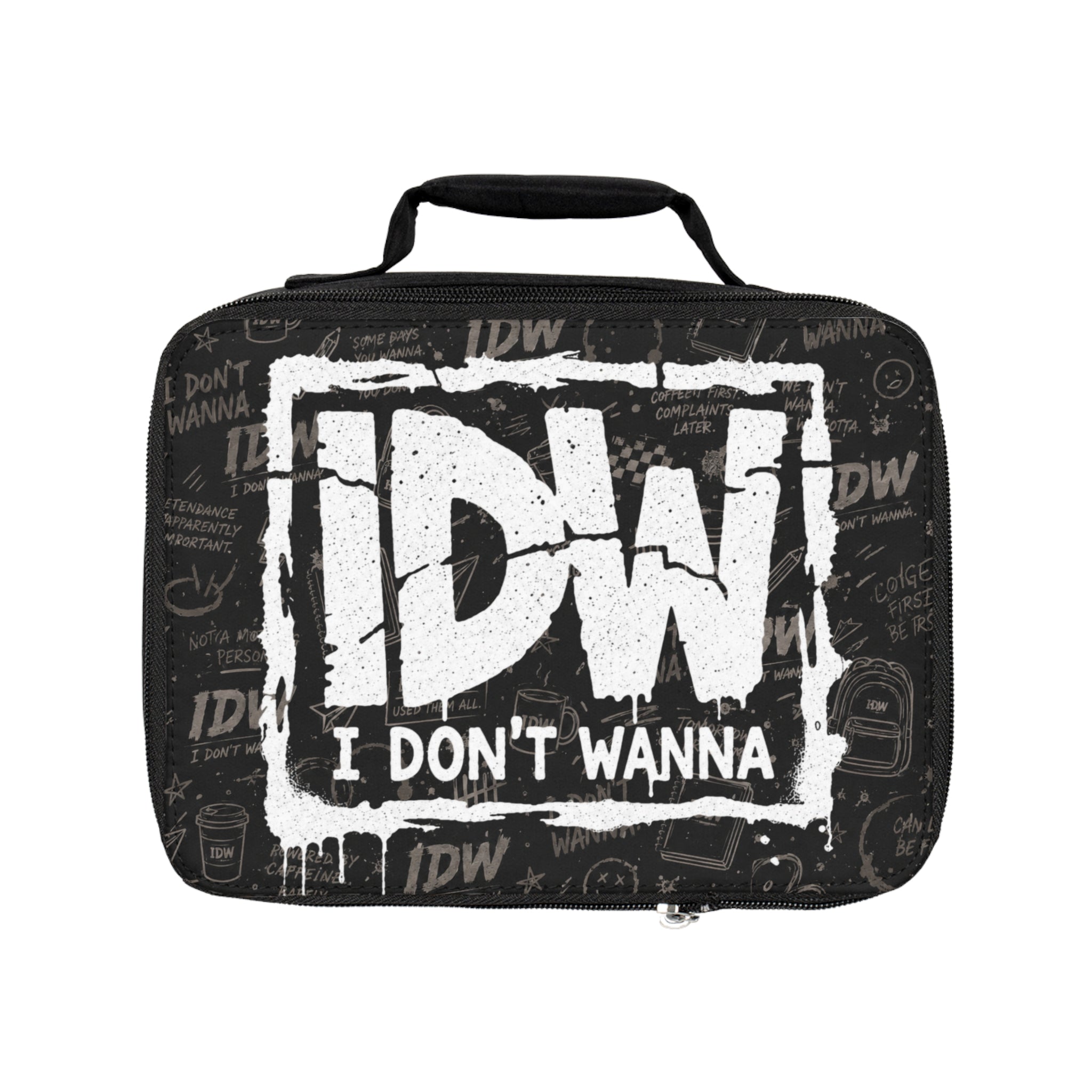 I Don't Wanna Lunch Bag — IDW Graphic Lunchbox for Kids & Teens