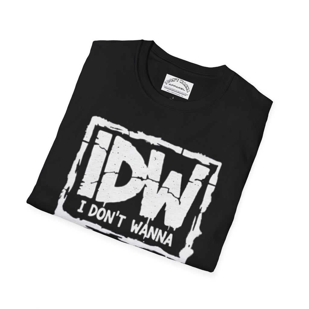 IDW "I Don't Wanna" Graphic T-Shirt — QR Back Tee