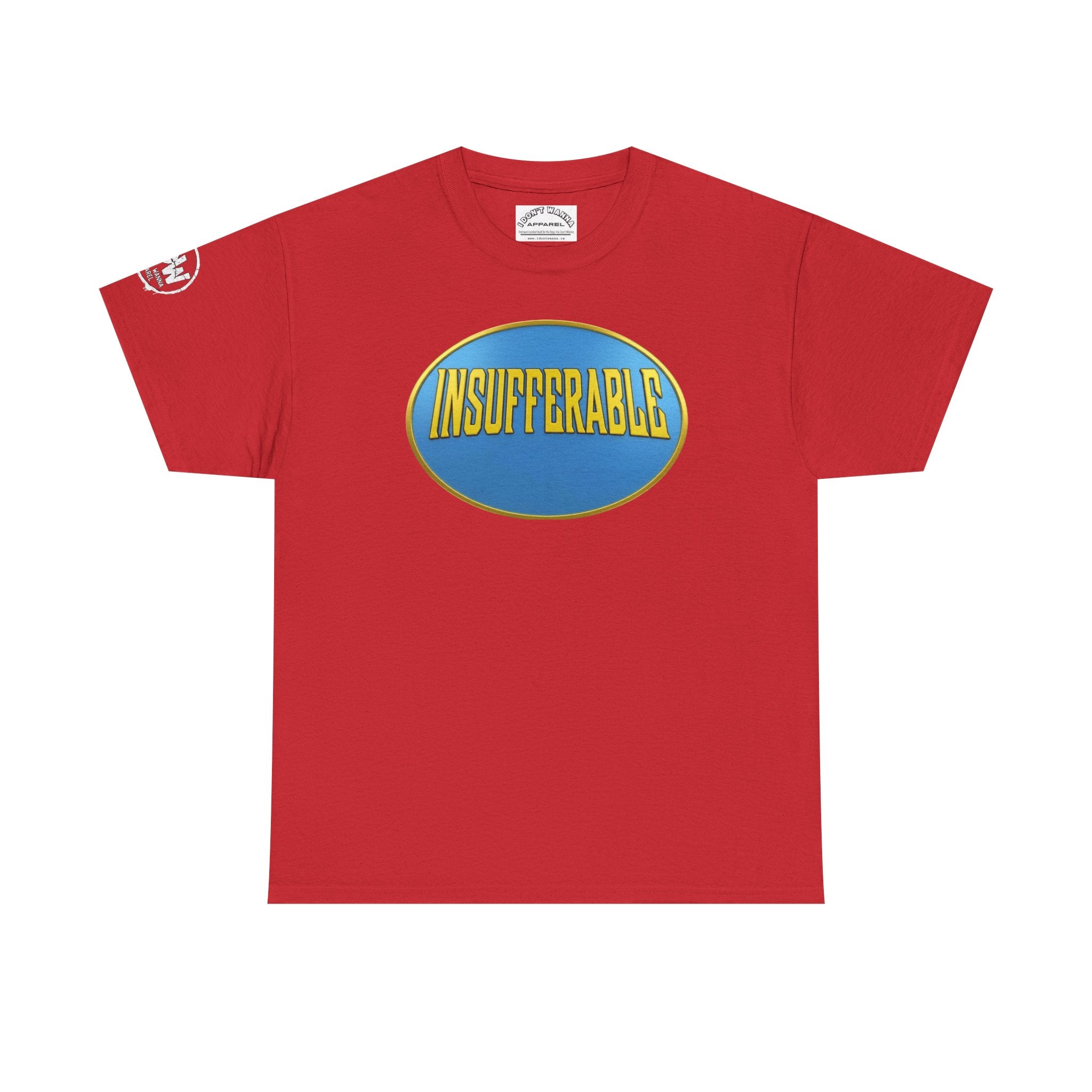 Insufferable Graphic Tee — Retro Oval Logo T‑Shirt