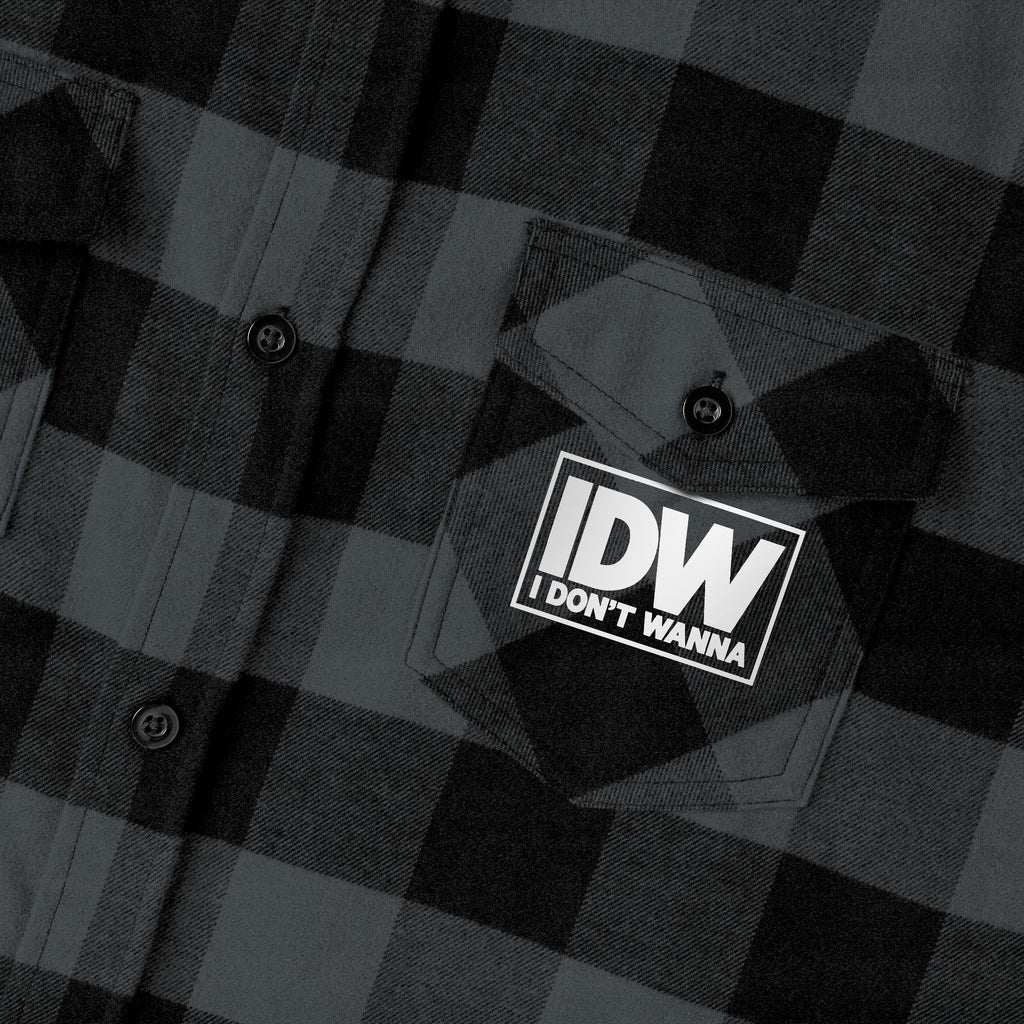 Checked Out Flannel Shirt – Black Plaid Button-Up