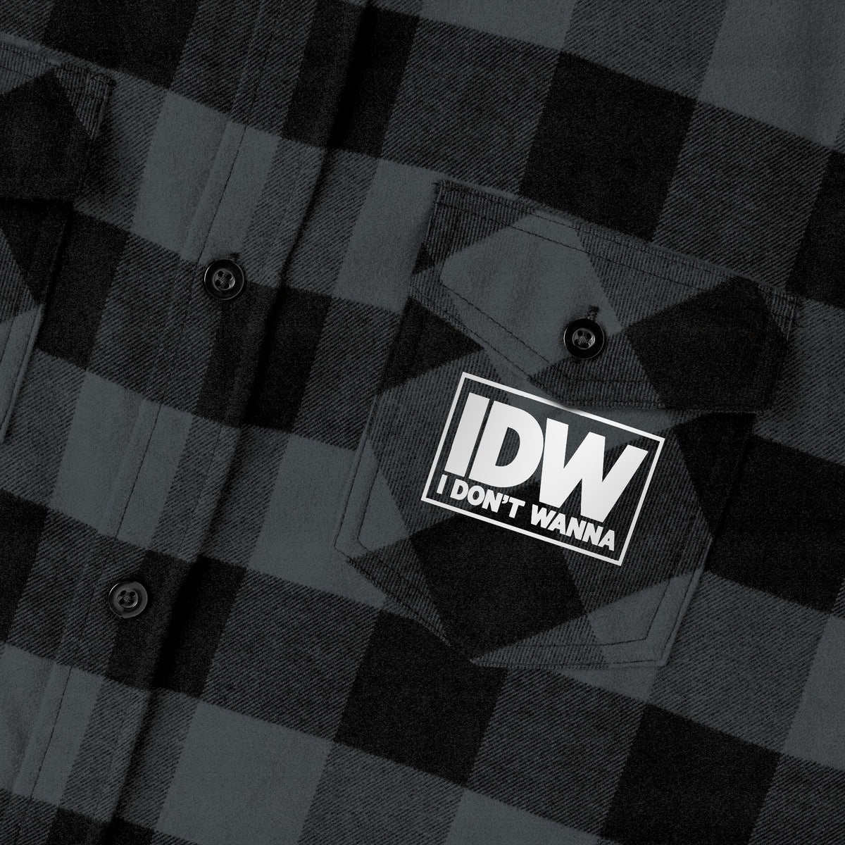 Checked Out Flannel Shirt – Black Plaid Button-Up