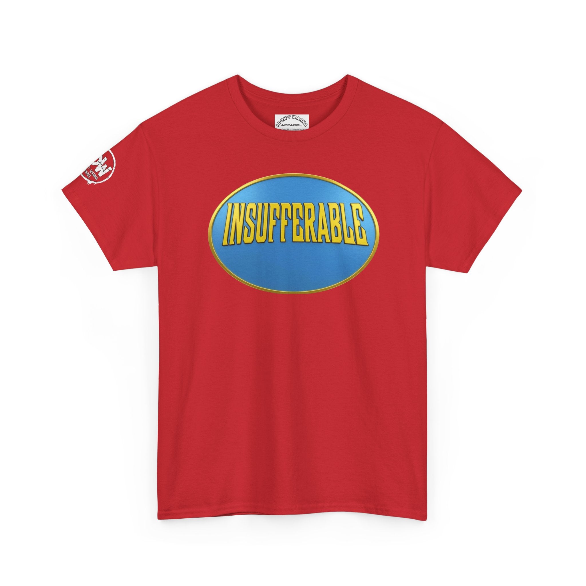 Insufferable Graphic Tee — Retro Oval Logo T‑Shirt