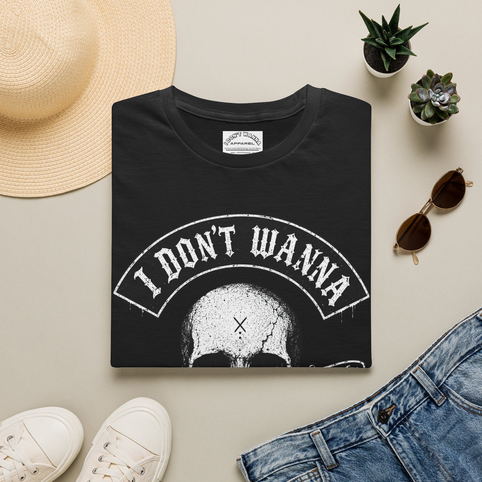I Don't Wanna Apparel - IDW Badge Heavy Metal Tee