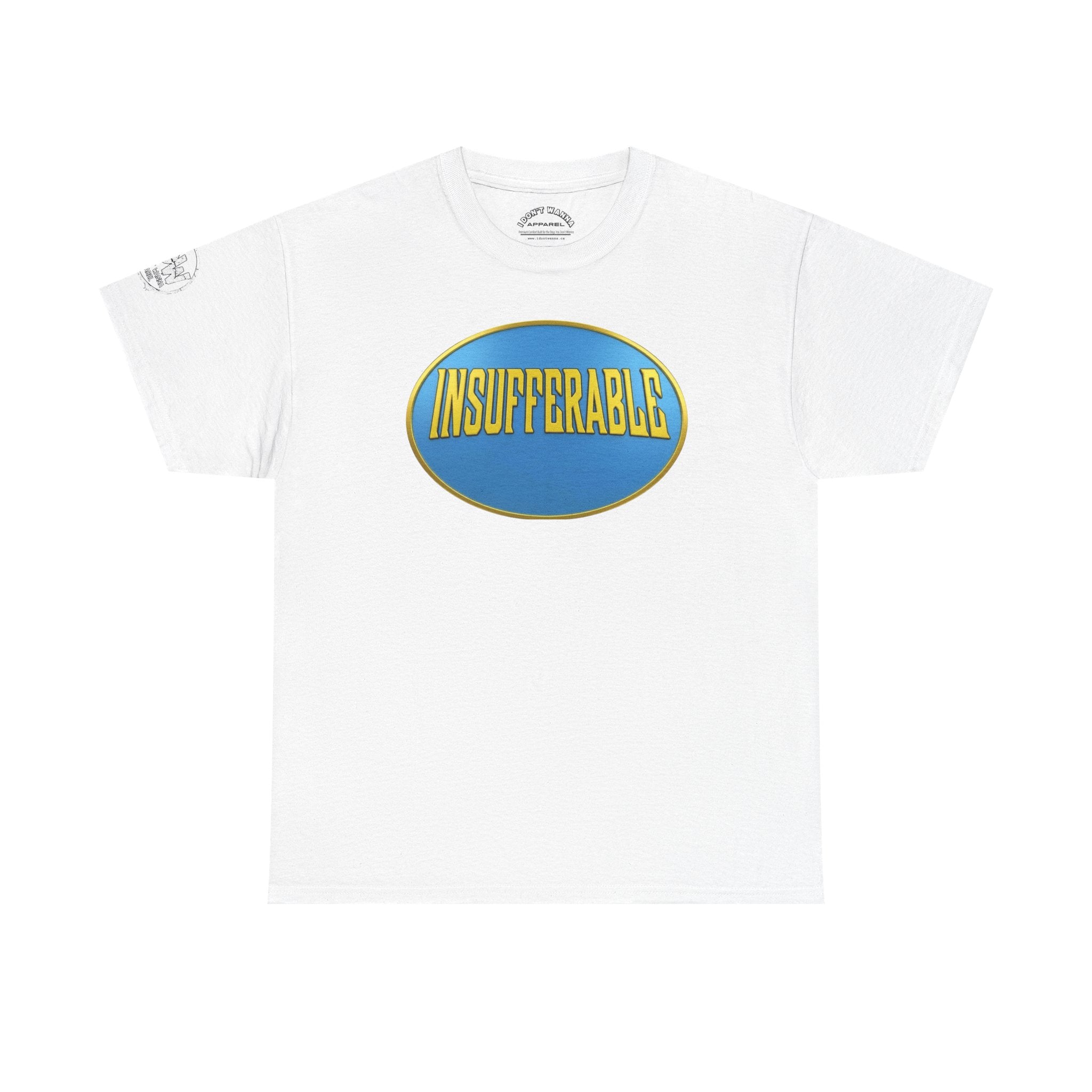 Insufferable Graphic Tee — Retro Oval Logo T‑Shirt