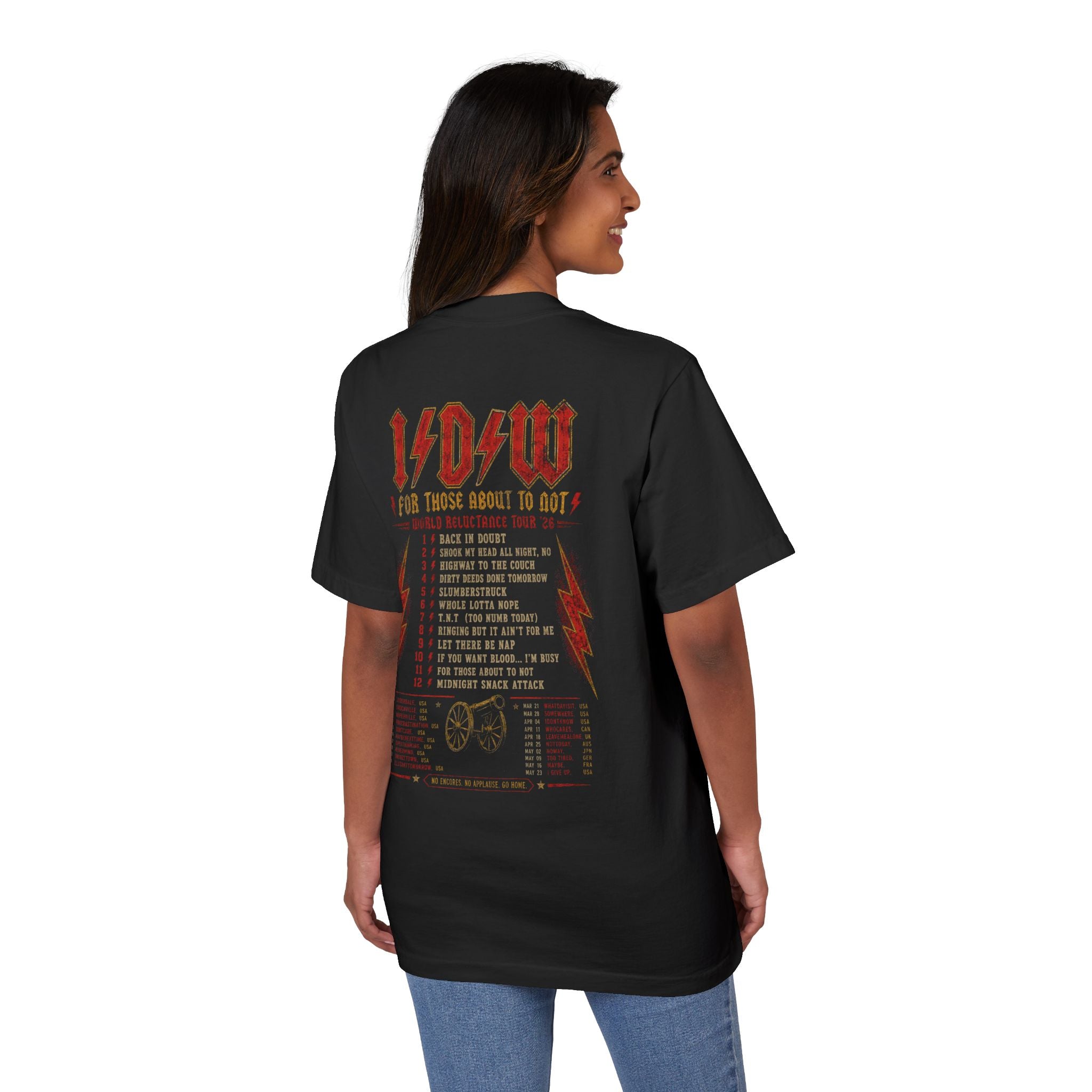 Rocker 'I/D/W – For Those About To Not' Graphic T‑Shirt