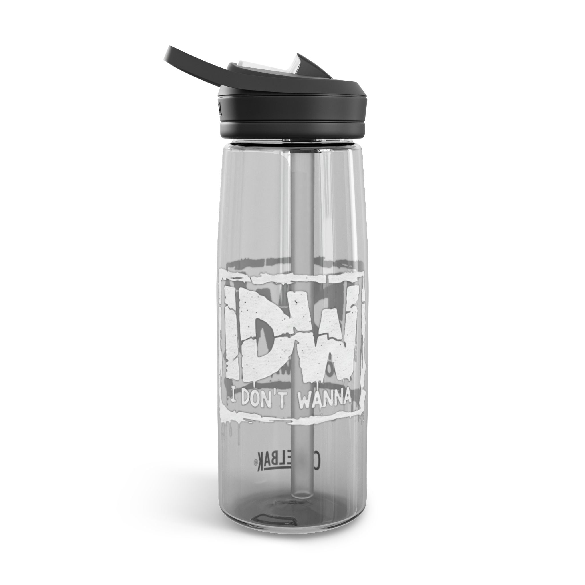 Eddy® Water Bottle – I Don’t Wanna Graphic Hydration Bottle, 20/25oz