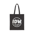 I Don’t Wanna Canvas Tote — Funny Minimalist Cotton Shopper