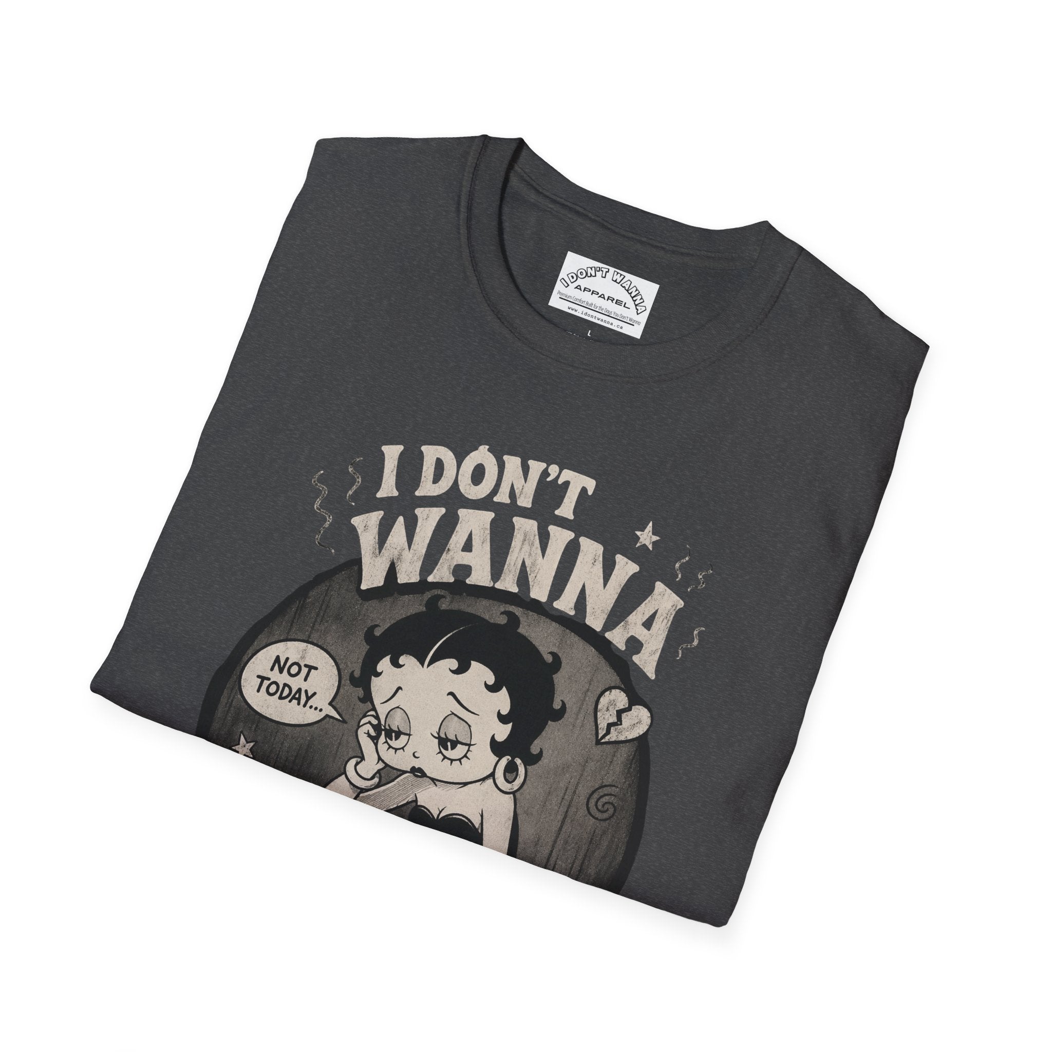 Women's Retro 'Betty I Don't Wanna' Graphic T-Shirt