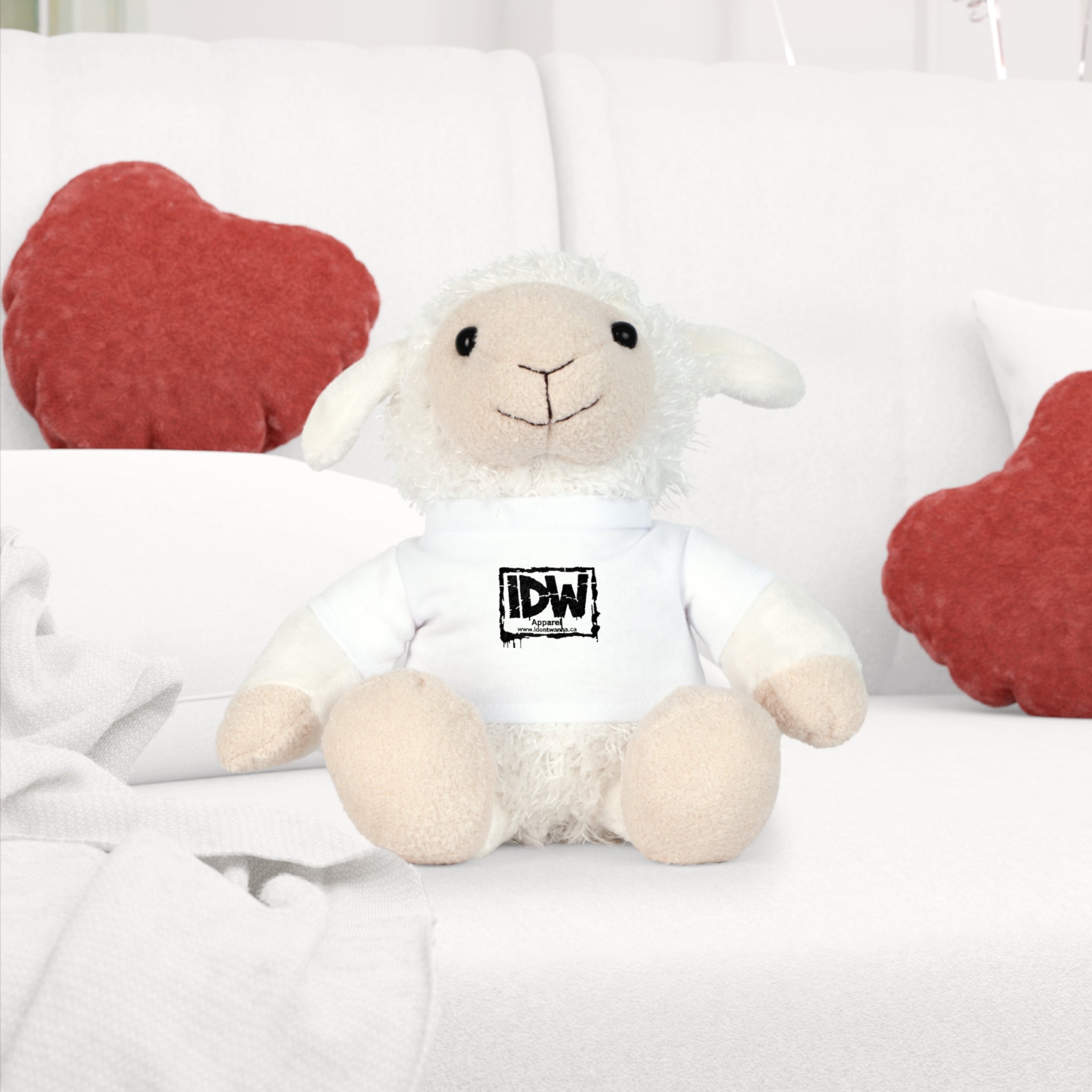 Plush Toy — Animal Friends Wearing "IDW (I Don't Wanna)" Tee