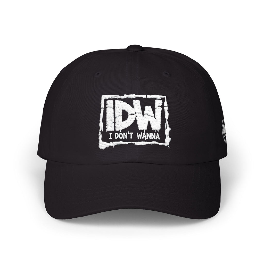I Don’t Wanna Dad Cap – Distressed DW Logo Baseball Hat