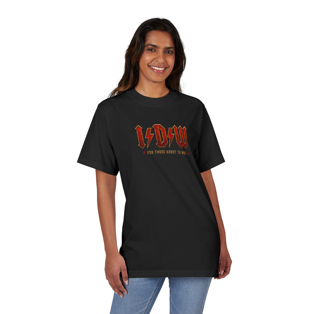 Rocker 'I/D/W – For Those About To Not' Graphic T‑Shirt
