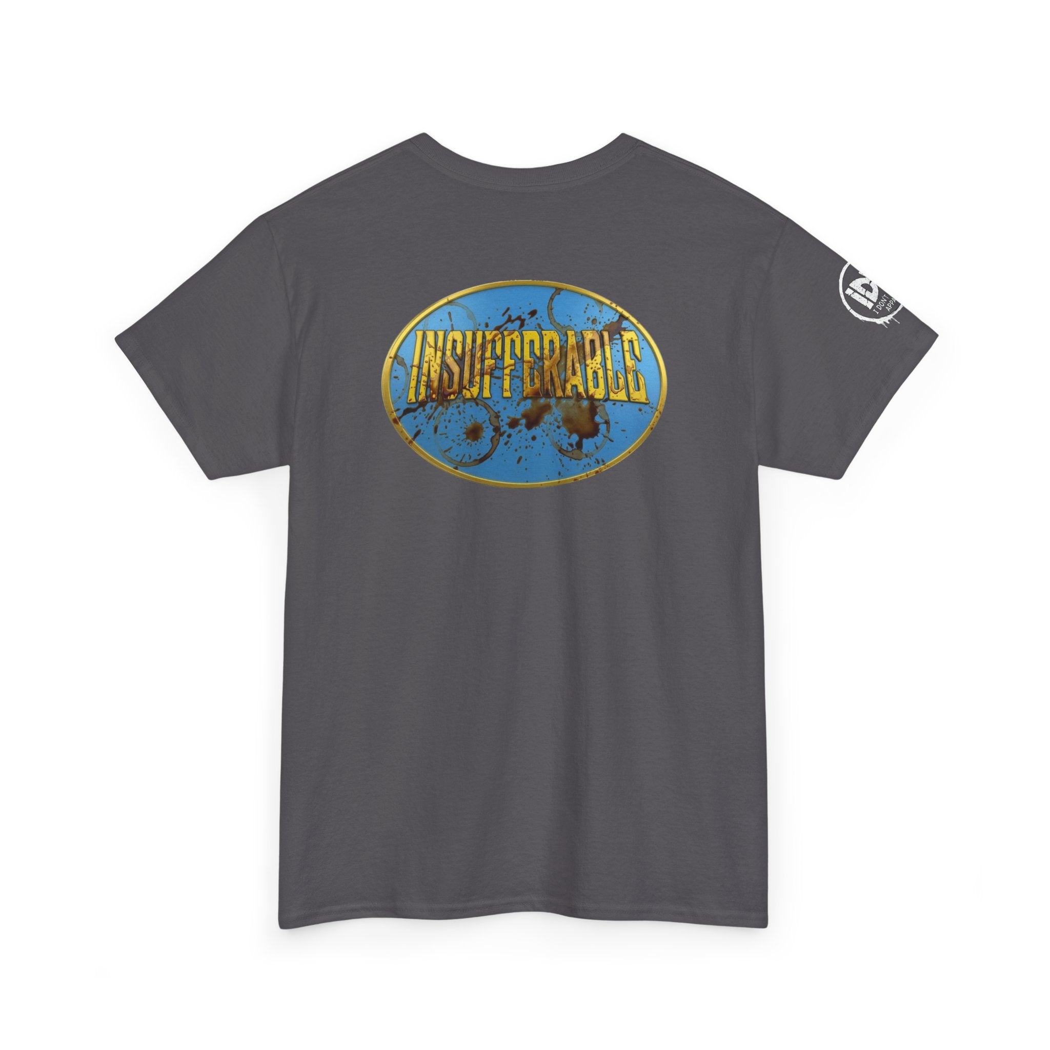 Insufferable Graphic Tee — Retro Oval Logo T‑Shirt