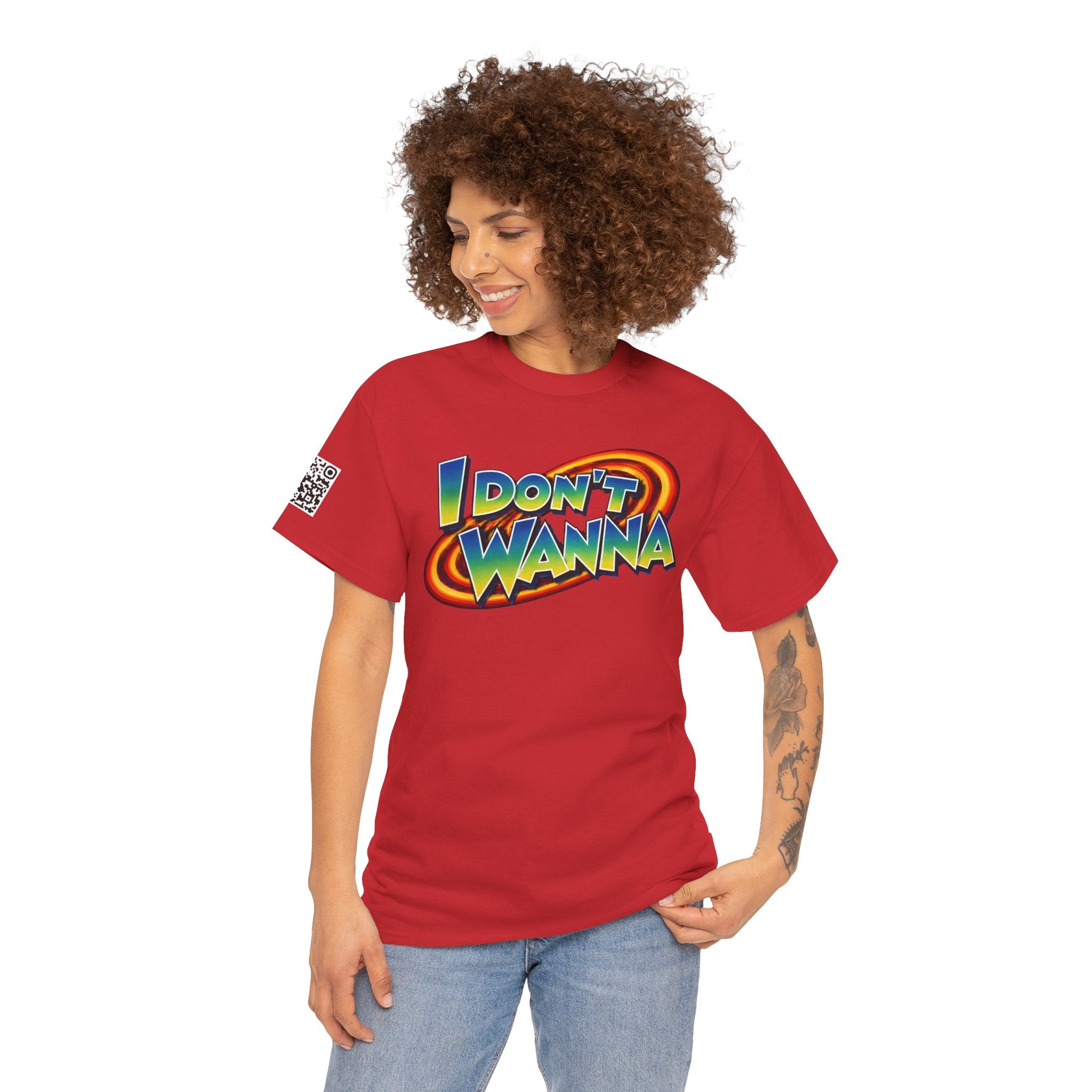 I Don’t Wanna Retro Logo Tee — “I don't wanna be dramatic, but without coffee I will perish” Graphic Shirt