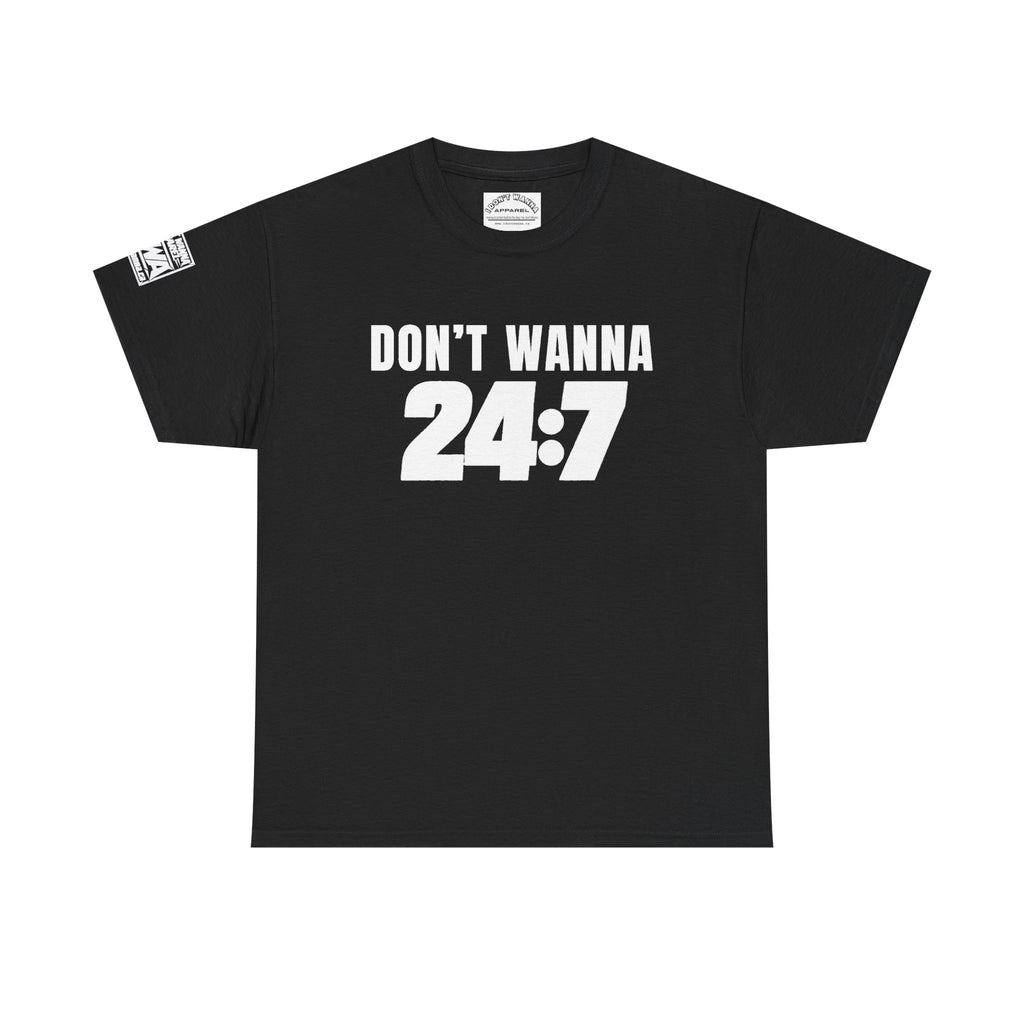 Don’t Wanna 24:7 Wrestling-Inspired Graphic T-Shirt