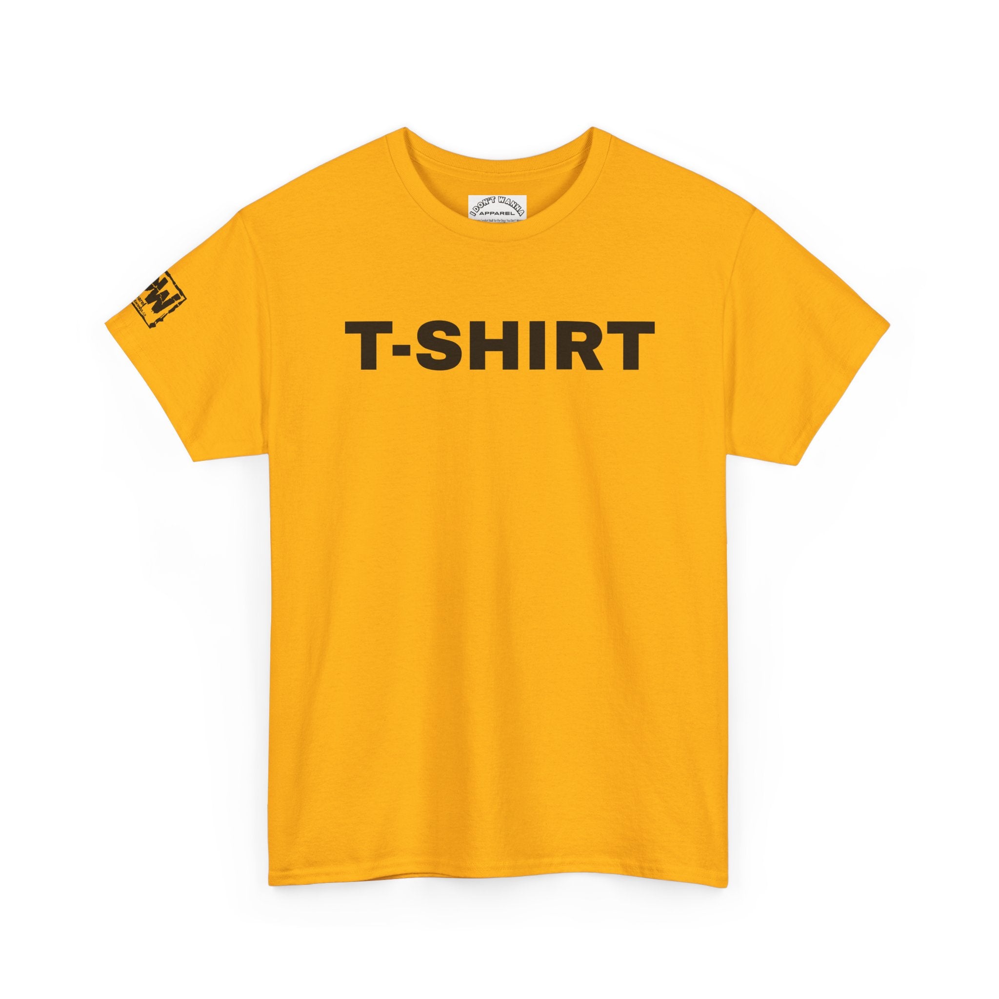 T-Shirt "T-SHIRT" Yellow/Gold Chaotic Energy Tee