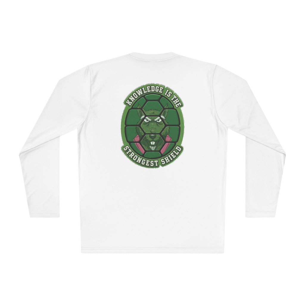 "Knowledge Is the Strongest Shield" Long Sleeve Tee