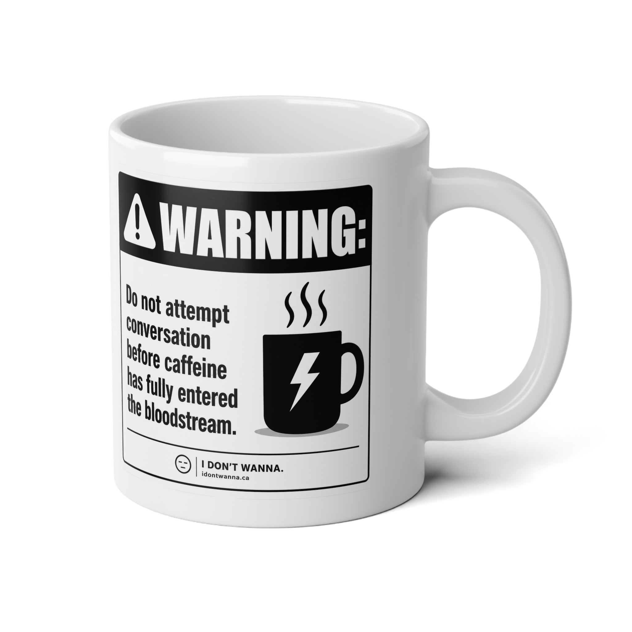 Jumbo Mug — Coffee Prescription 20oz Ceramic Mug