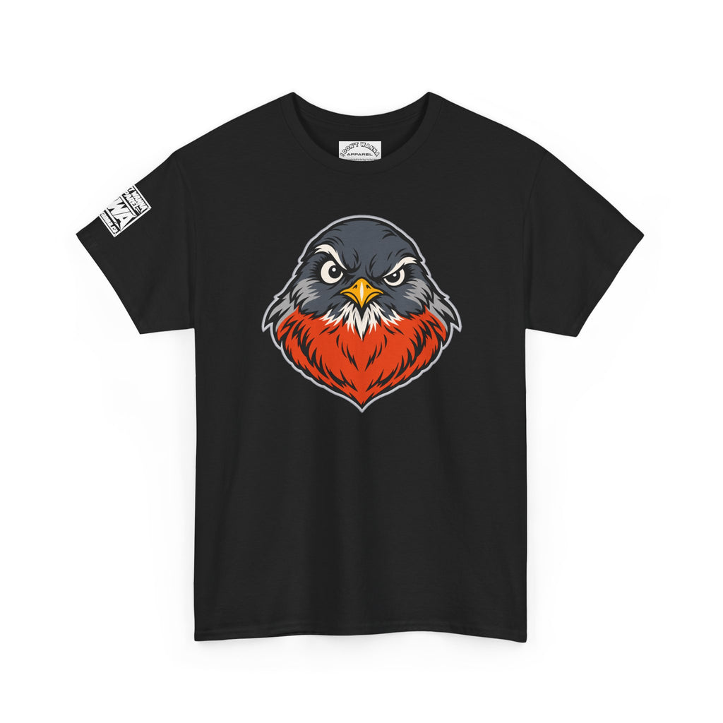 Reluctant Robin Graphic Tee — “The Most Reluctant Bird in All of Gainful Employment”