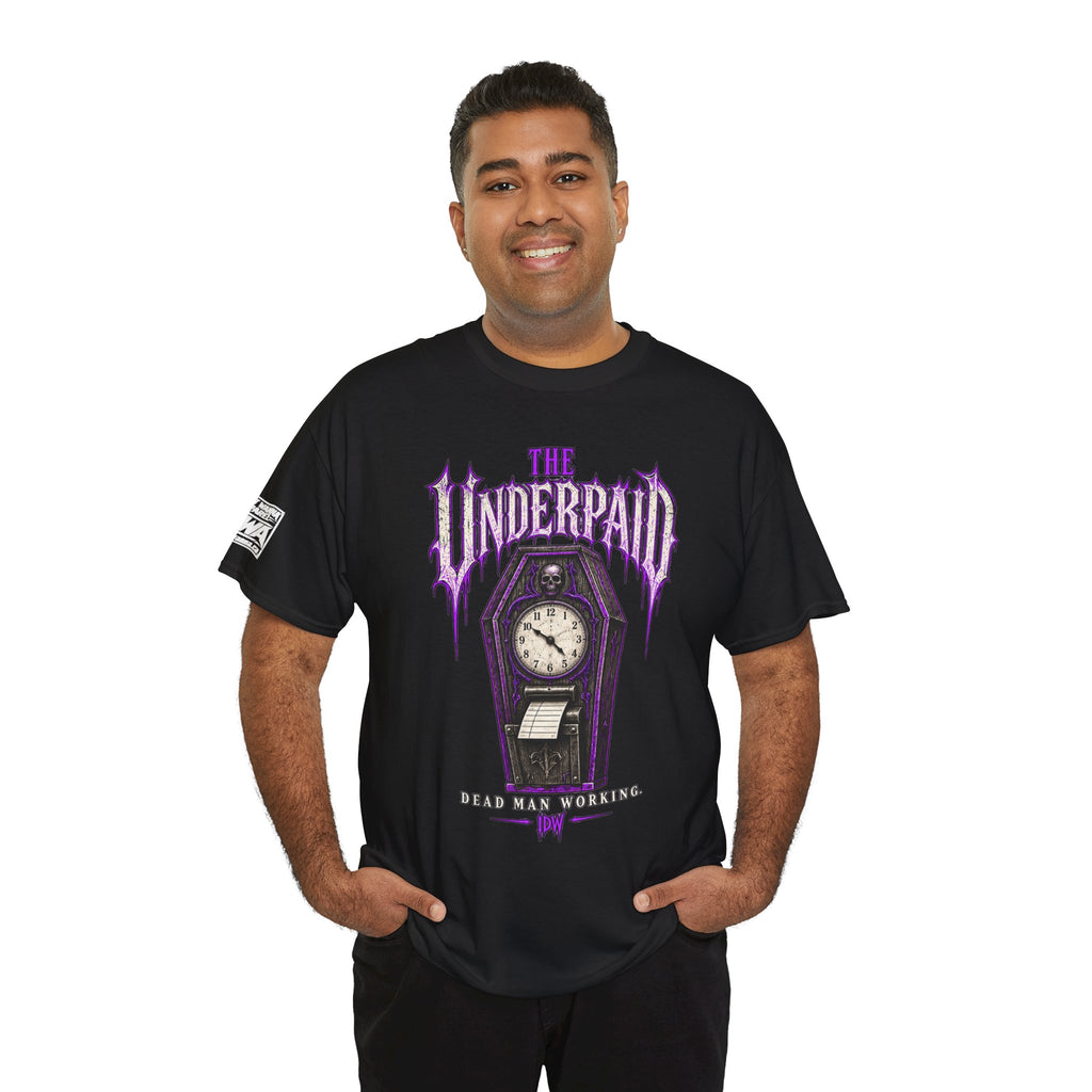 Rest in Debt Gothic Coffin Clock Tee