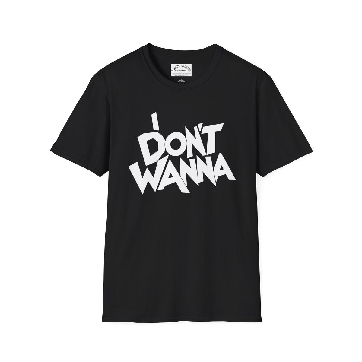 I DON'T WANNA EVIL HORROR Tee