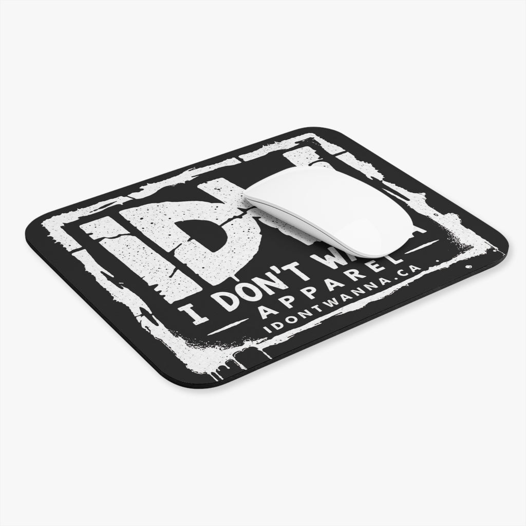 Mouse Pad — 'I Don't Wanna' Grunge Logo Desk Mat