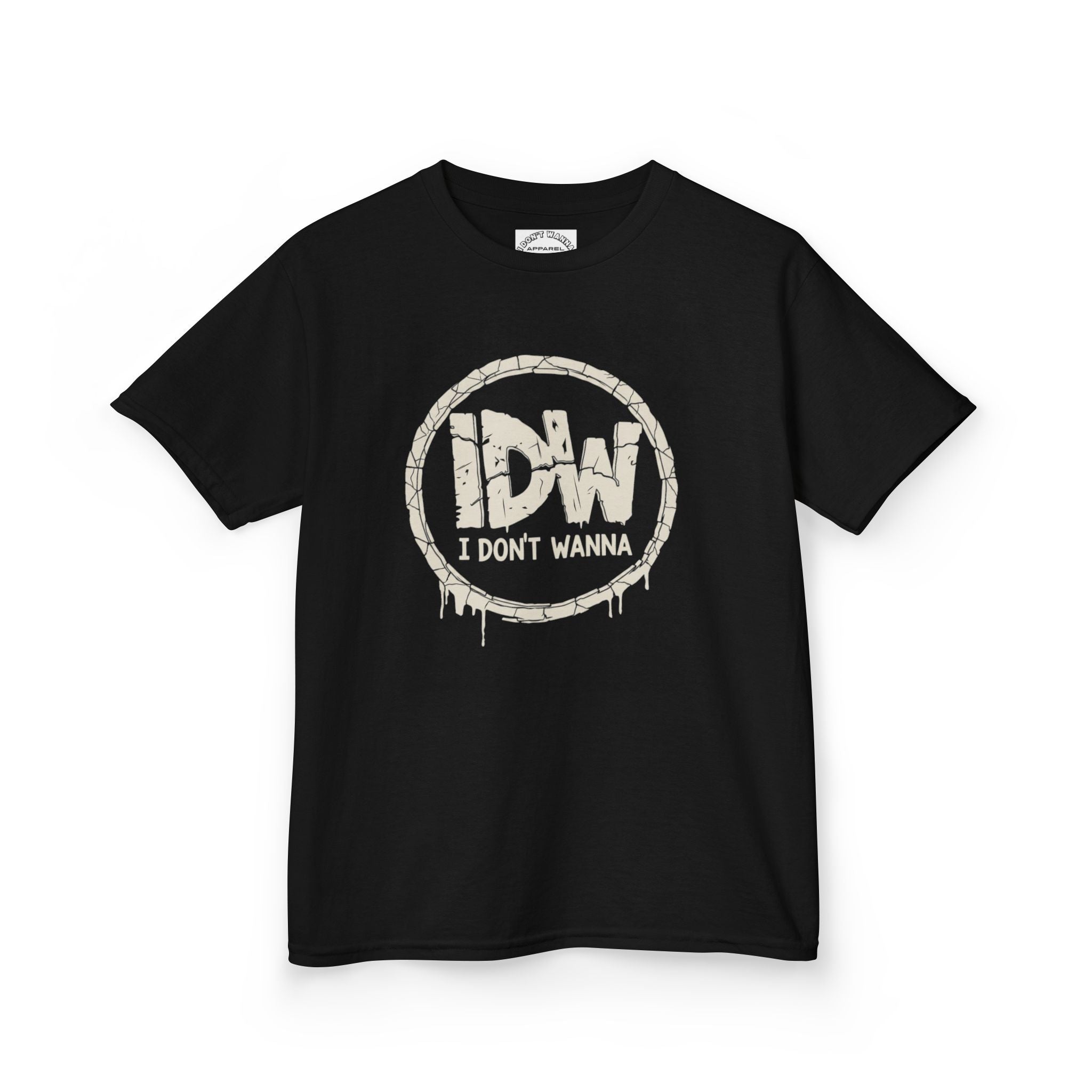 I DON’T WANNA Kids T‑Shirt — Punk Grunge Graphic Tee