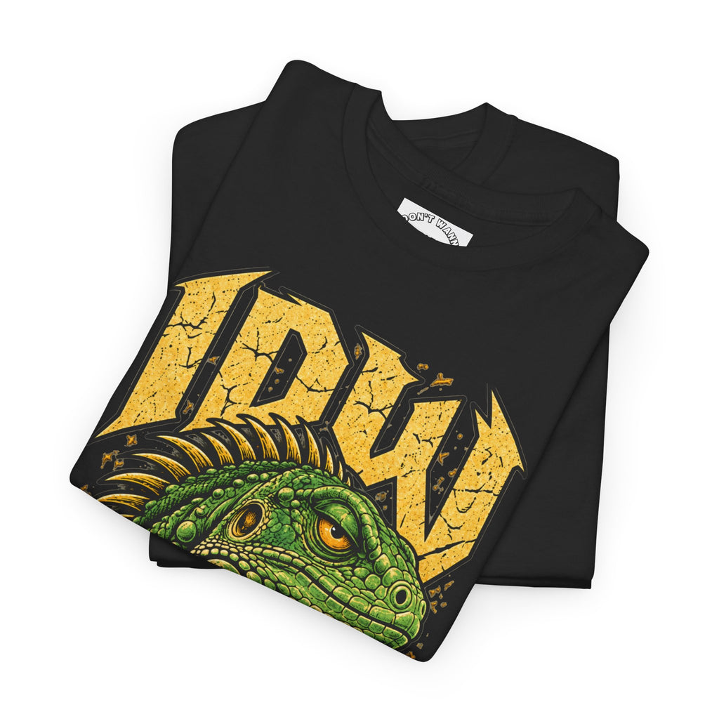 Apex Procrastinator Iguana T-Shirt — "I AM THE APEX PROCRASTINATOR" (Back: "THE VOICES IN MY HEAD REQUESTED A DAY OFF")