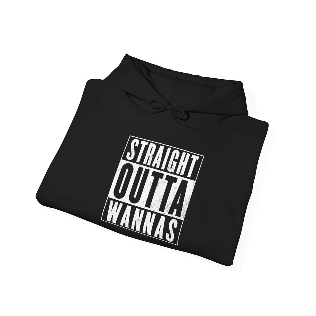 Hoodie — "Straight Outta Wannas" Graphic Pullover